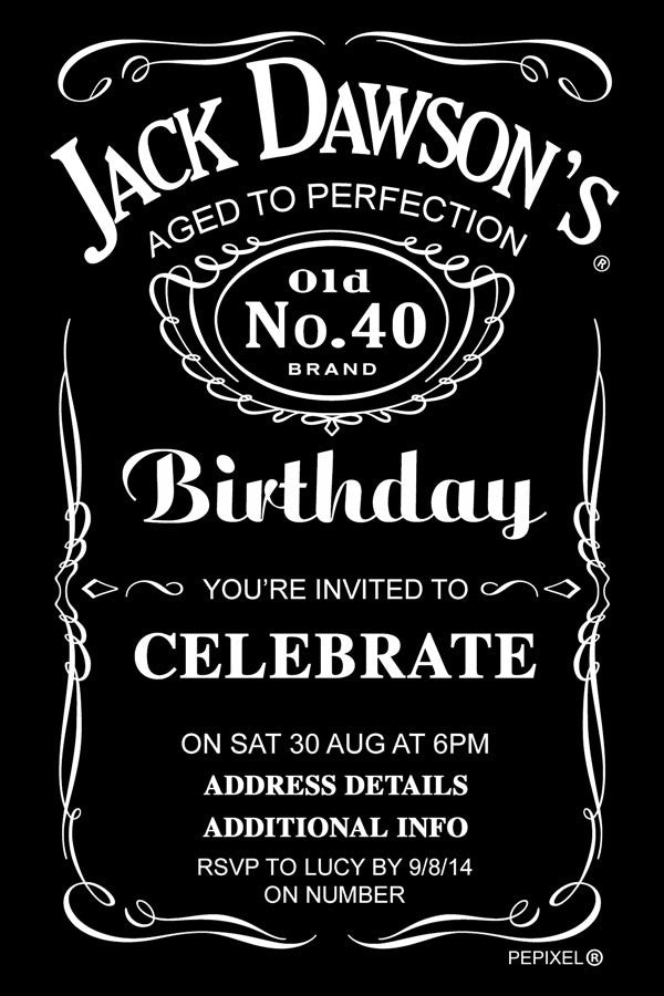 Jack Daniels Invitation 1