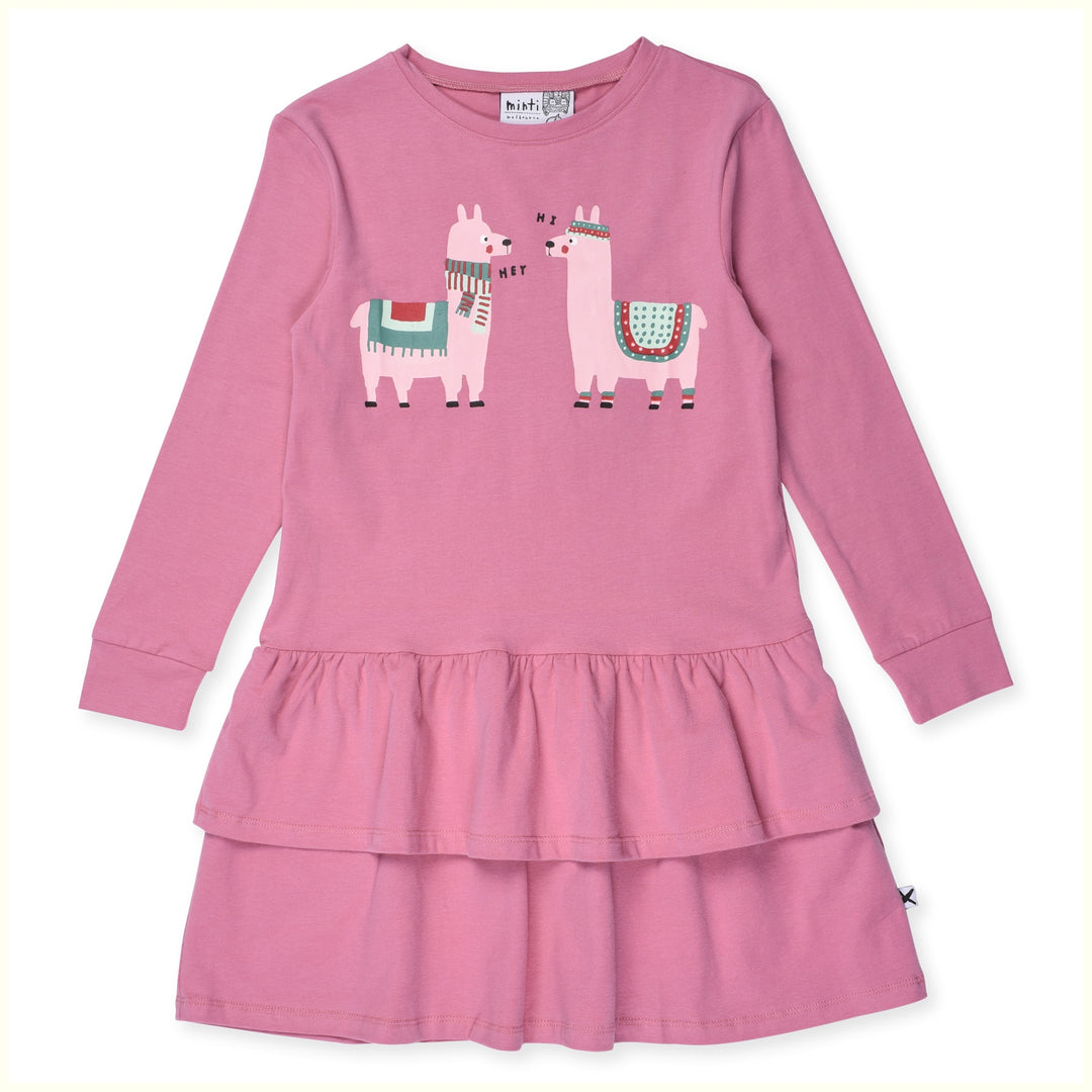 GYMBOREE toddler fuzzy llama sweater dress