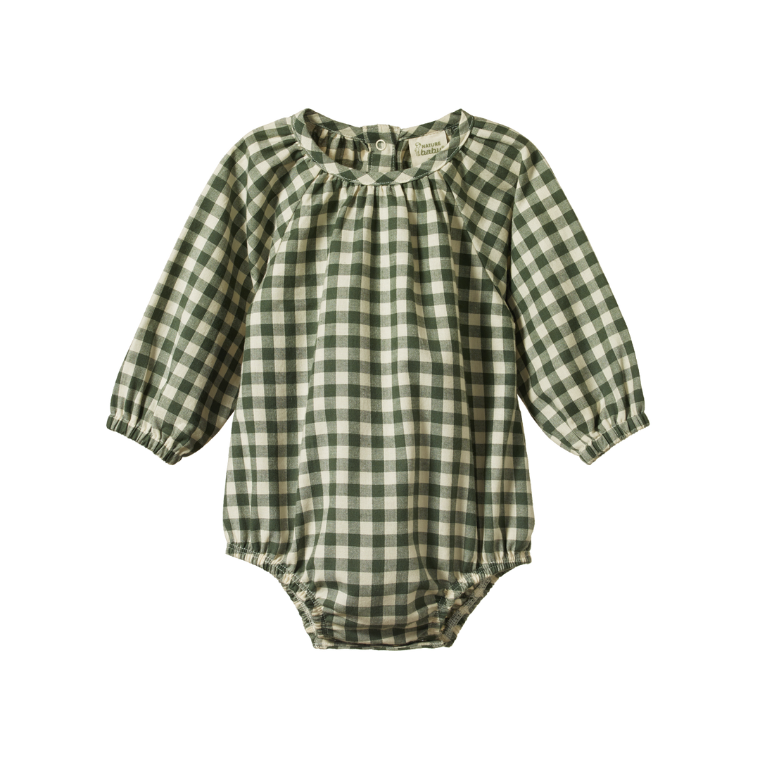 Nature Baby Meadow Bodysuit Gingham - Picnic Check – Daisy and Hen