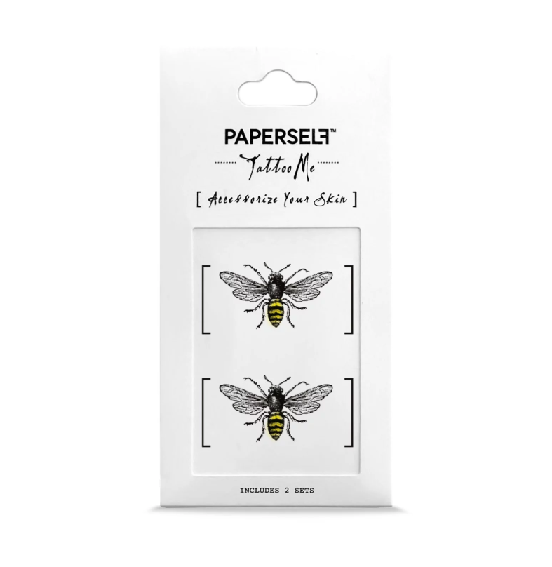 Bee Temporary Tattoo Paperself