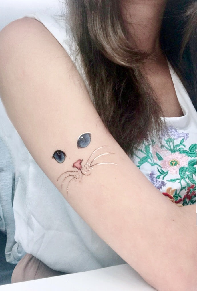 Body Language Tattoo on Twitter Double Eyes Gray Cat Portrait Tattoo by  Nasa at httpstco3PjieC5KJR tattoo cattattoo portraittattoo  httpstcowC3fXsO6Eo  Twitter