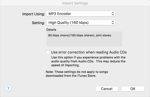 convert to MP3 in iTunes