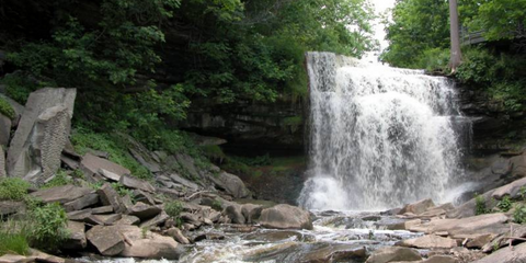 Water down Trail to Smokey Hollow, Ontario