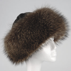 womans fur hat