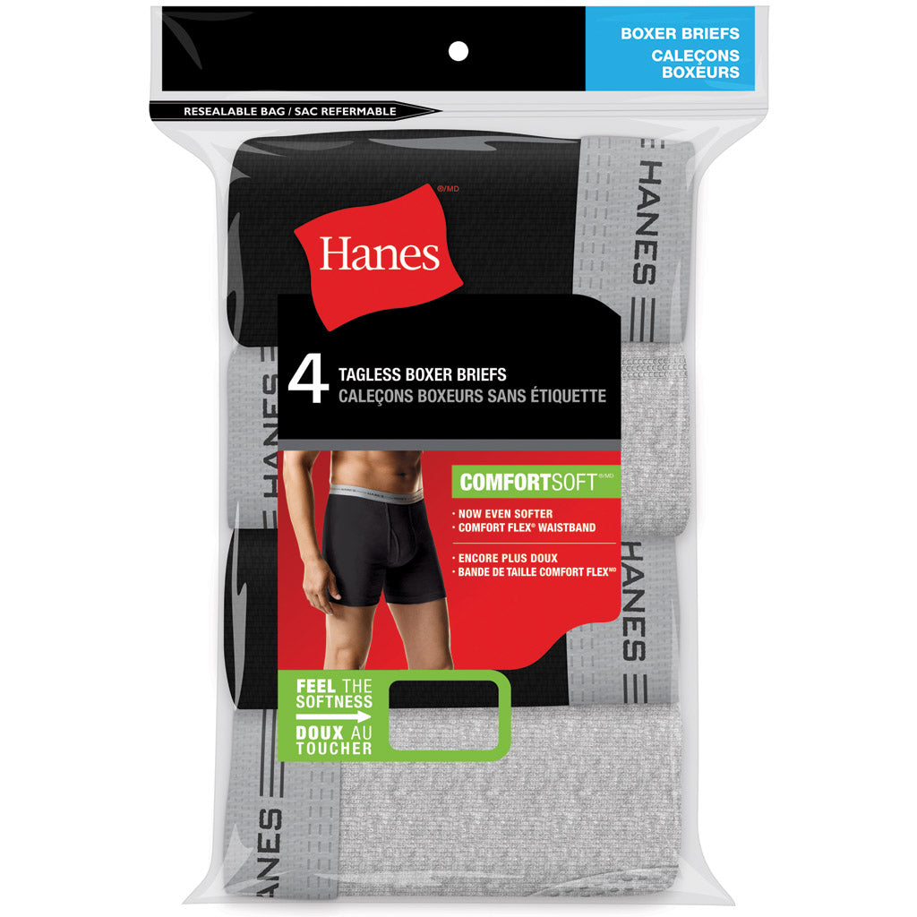 Men's Hanes 4Pk Boxer Briefs | Brand name clothing and accessories