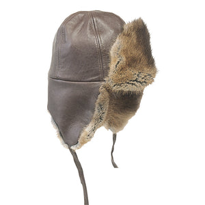 muskrat fur hat