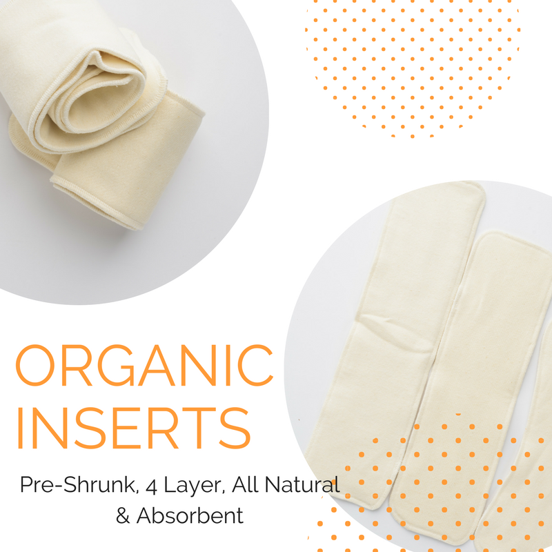 Organic Inserts - 2pk – FuzziBunz Diapers