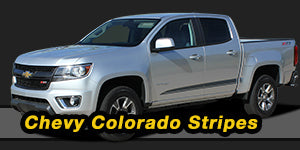 2015 2016 2017 2018 2019 2020 Chevy Colorado Vinyl Graphics Decals Stripe Package Kits
