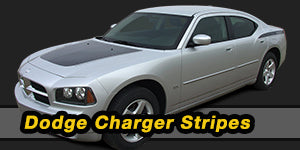2006 2007 2008 2009 Dodge Charger Vinyl Graphics Decals Stripe Package Kits