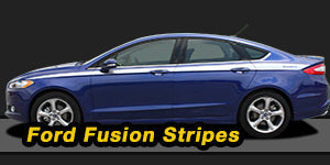 Ford Fusion Vinyl Graphics Decals Stripe Package Kits