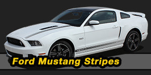 2013 2014 Ford Mustang Vinyl Graphics Decals Stripe Package Kits
