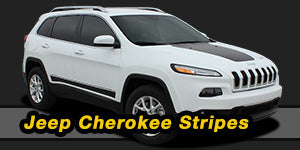 Jeep Cherokee Vinyl Graphics Decals Stripe Package Kits