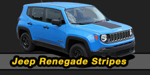 2007-2023 Jeep Renegade Vinyl Graphics Decals Stripe Package Kits