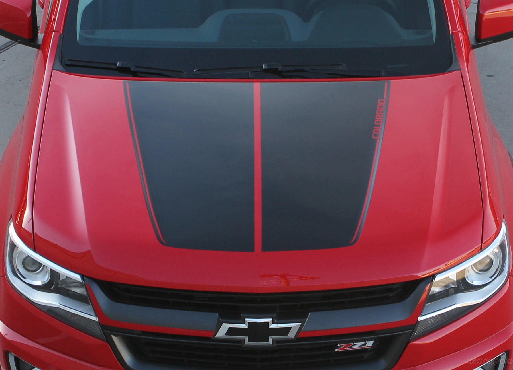 Chevy Colorado Hood Graphic SUMMIT Racing Stripes Decals Auto Motor