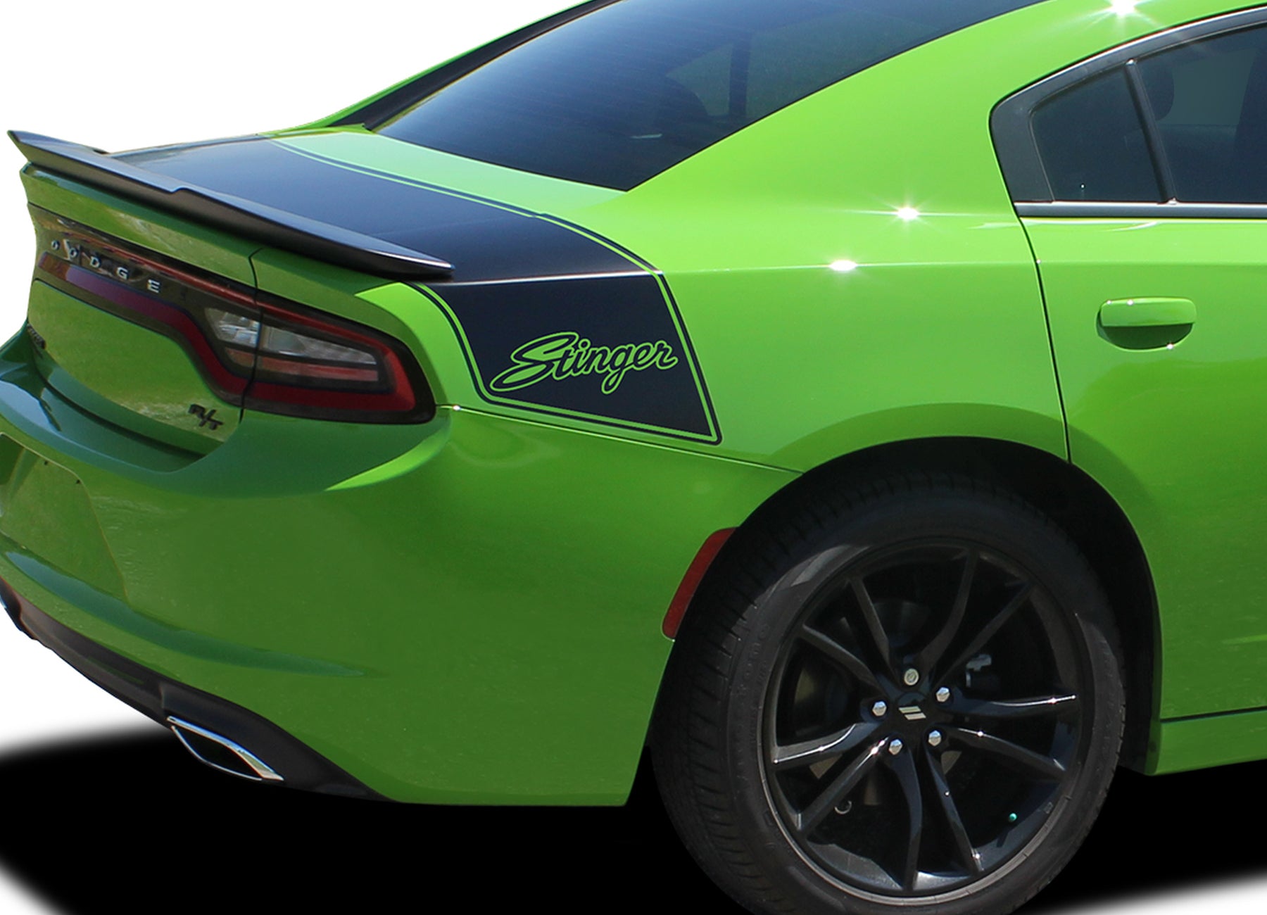 2015-2023 Dodge Charger Swinger Rear Trunk Stripe Tailband Daytona Hemi  Decal | Auto Motor Stripes Decals Vinyl Graphics and 3M Striping Kits