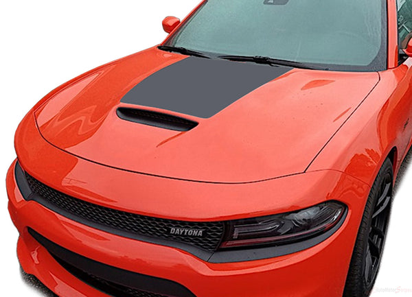 2015-2023 Dodge Charger Hood Decal Daytona Center Hemi Stripes Vinyl | Auto  Motor Stripes Decals Vinyl Graphics and 3M Striping Kits