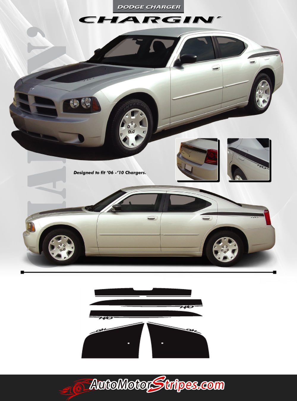 dodge charger side graphics
