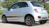 2007-2020 Fiat 500 Rocker Strobes Lower Door Rocker Accent 3M Stripes ...