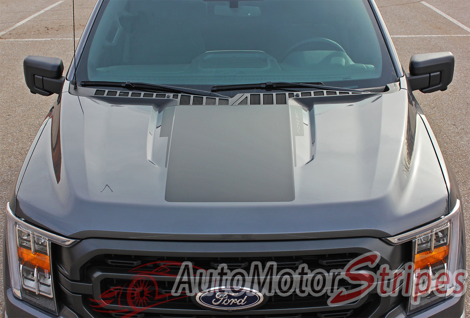 2021 2022 2023 Ford F-150 Hood Stripes Vinyl Hood Spears Decals 3M Gra ...