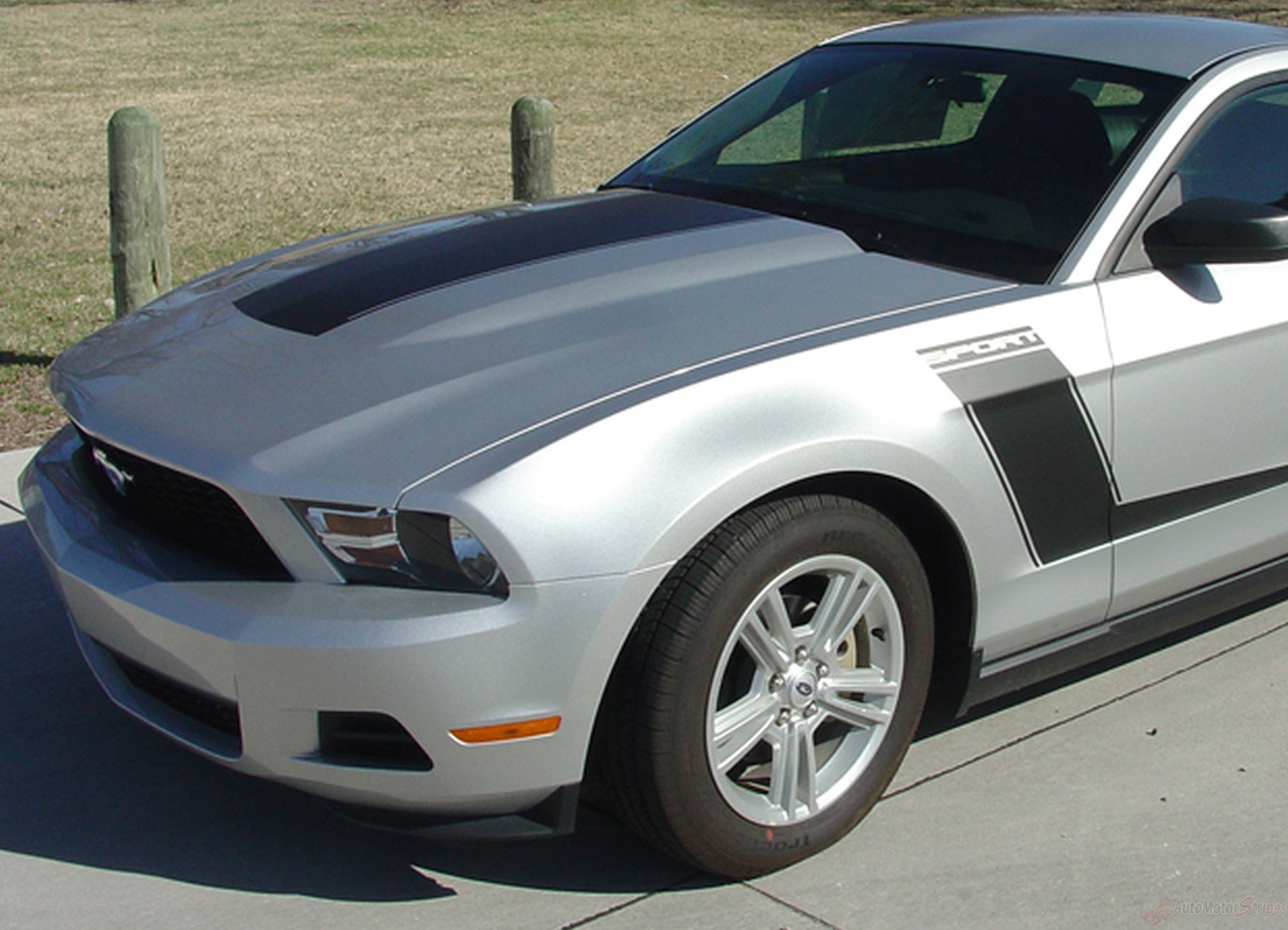2010 2012 Ford Mustang Vinyl Graphics Door Decals 3m Stripes Launch Auto Motor Stripes Decals