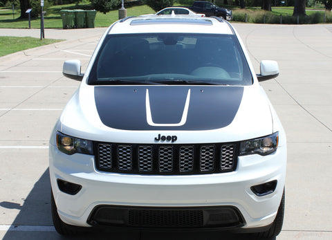 2011-2021 Jeep Grand Cherokee Hood Decal Trailhawk Center Stripe Kit ...