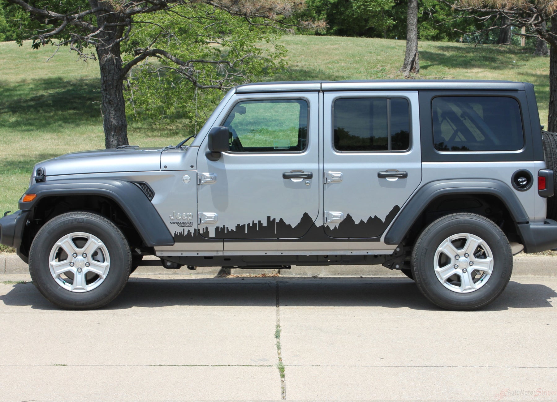 Jeep Wrangler JL Scape Body Decals | Vinyl Graphics | Jeep Stripes | Auto  Motor Stripes Decals Vinyl Graphics and 3M Striping Kits