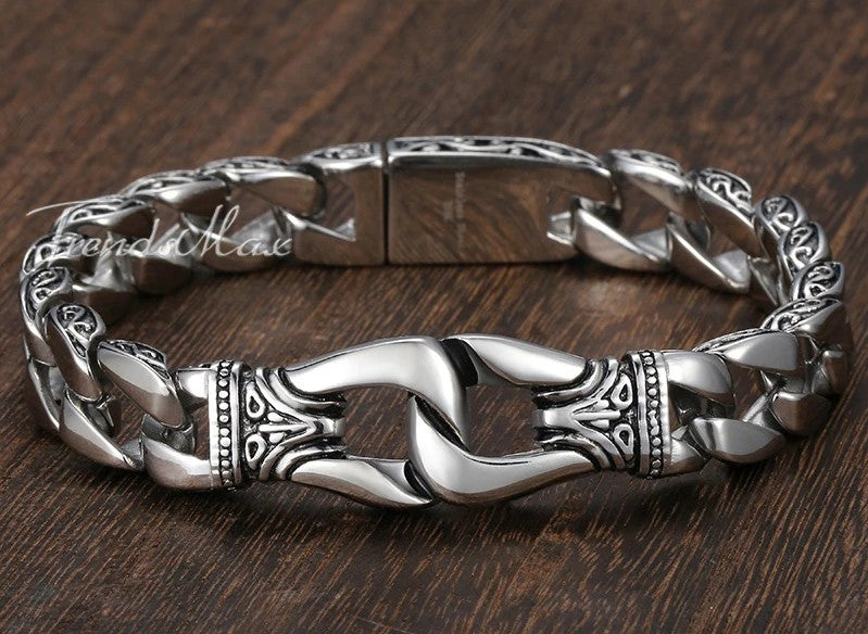 Stainless Steel Curb Chain Bracelets