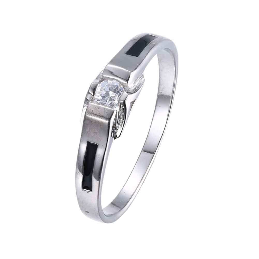 Buy King & Queen Sterling Silver Swarovski Zirconia Adjustable Couple Rings  Online at Low Prices in India - Paytmmall.com