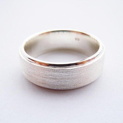 Handmade Sterling Silver Men's Wedding Ring - Ring to Perfection