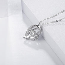 Load image into Gallery viewer, Necklaces 5.0mm D Color 0.5Ct Moissanite Diamond Heart Pendant Necklace
