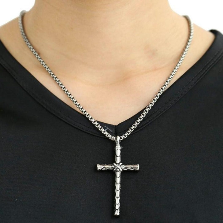 Roman Latin Cross Necklace