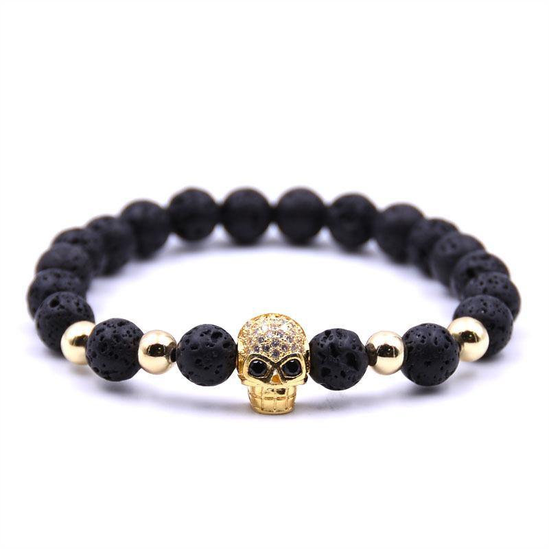 skull shamballa bracelet