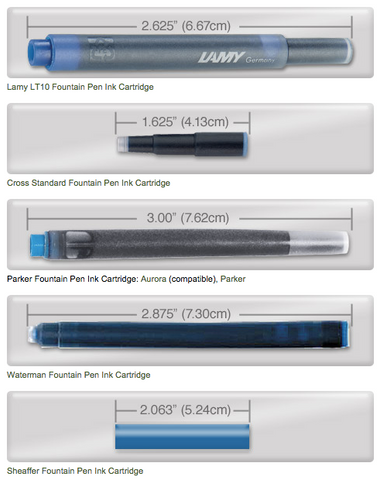 fountain pen cartridge