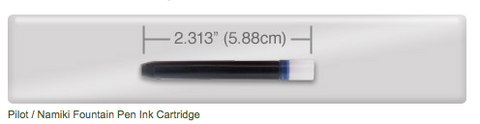 fountain pen ink cartridge