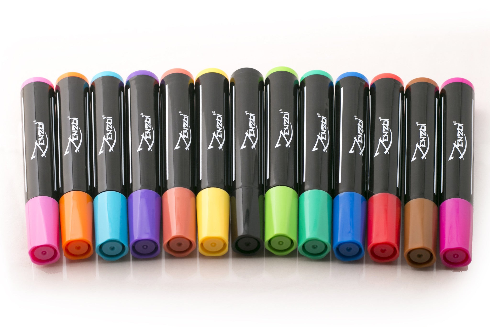 Dry Erase Markers Whiteboard Erasable Marker Pens 13 Colors Fine Tip ZenZoi