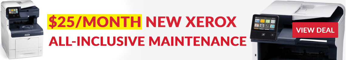 $25/month New Xerox All-Inclusive Maintenance