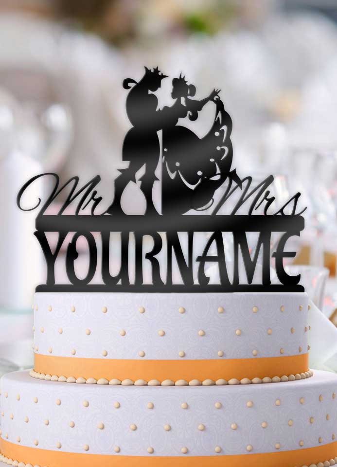 Personalized Classy King  and Queen  Dance with Name Wedding  