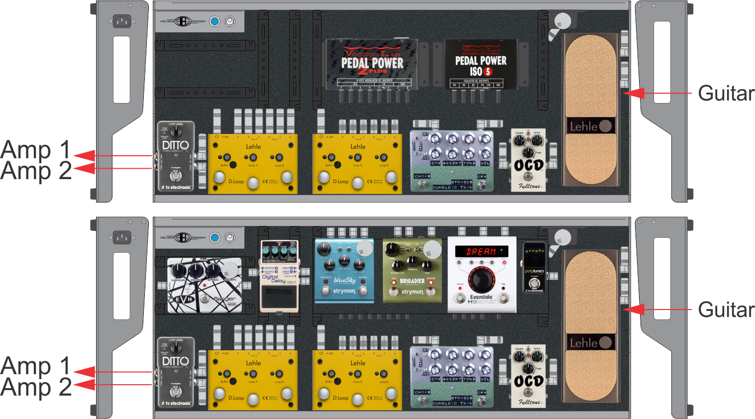 32-inch Pedal Layout