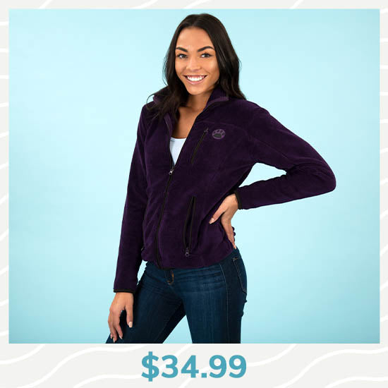 Super Cozy™ Purple Paw Everest Jacket - $34.99