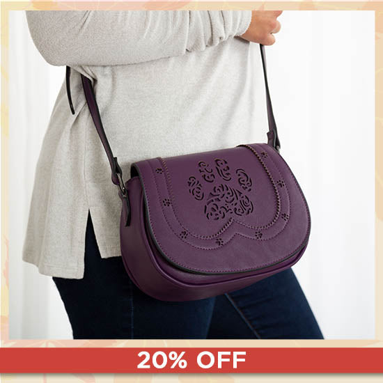 Paw Crossbody Petite Saddle Bag - 20% OFF