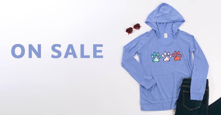 Playful Paws Long Sleeve Hooded Tee | On Sale