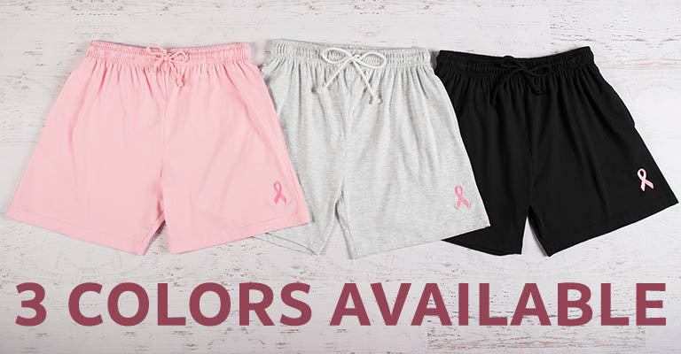 Pink Ribbon Women's Casual Shorts | 3 Colors Available