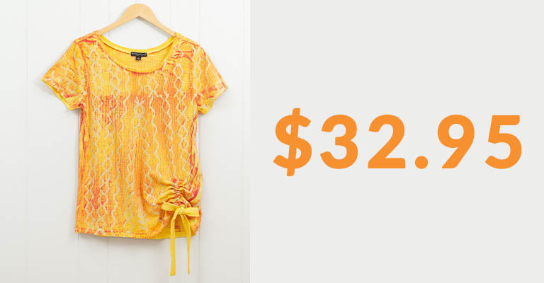 Sun-Kissed Hand Painted Top | $32.95