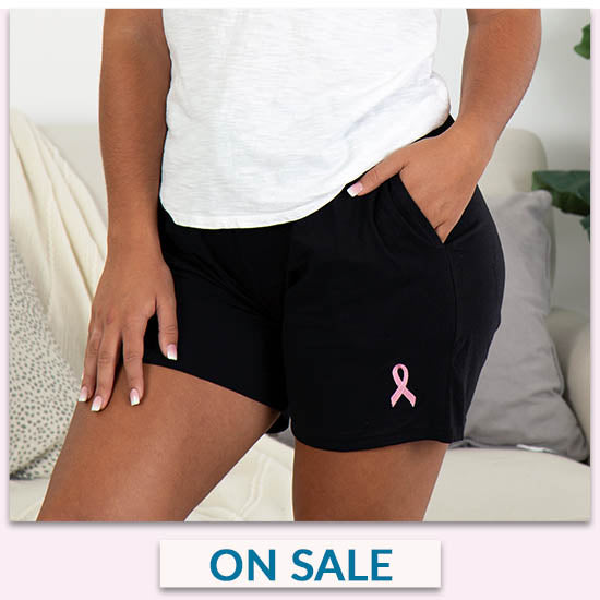 Pink Ribbon Women's Casual Shorts - On Sale