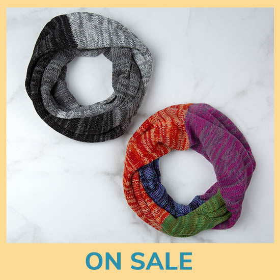 Alpaca Wool Infinity Scarf - 40% OFF