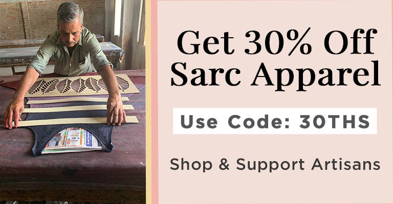 Get 30% Off Sarc Apparel | Code: 30THS | Shop & Support Artisans