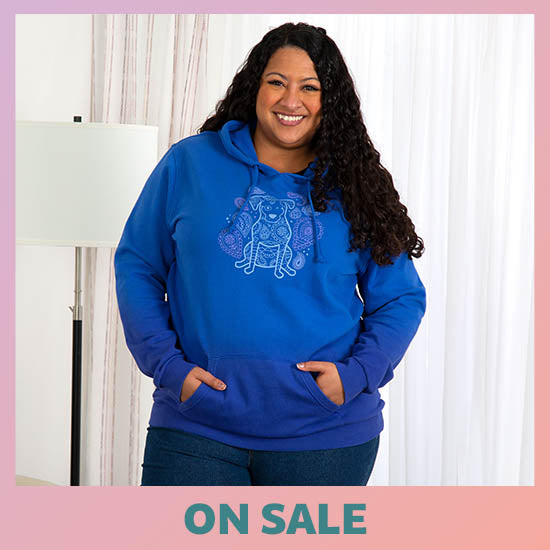 Paisley Pet Ombre Hoodie - On Sale