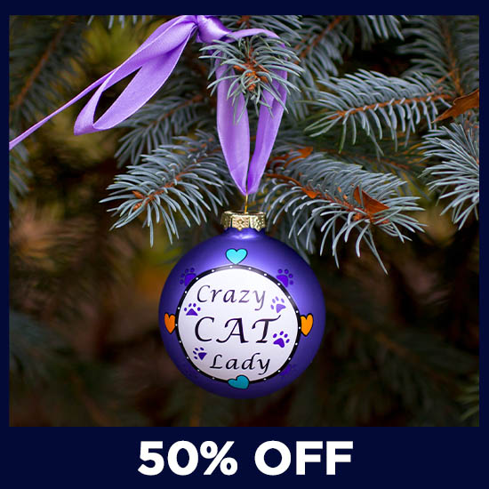 Crazy Cat Lady Ornament - 50% OFF