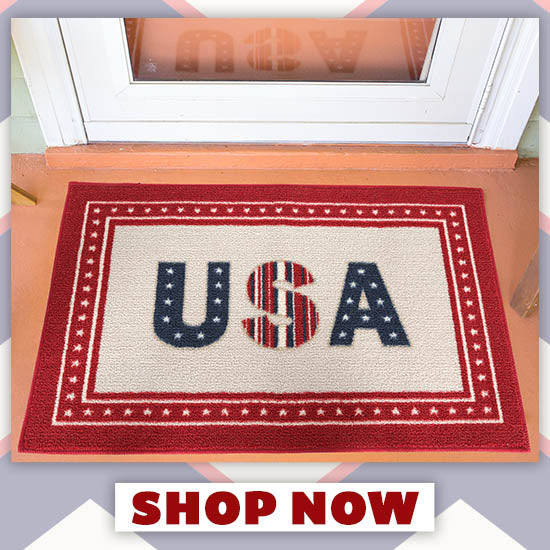 Patriotic U.S.A. Door Mat - Shop Now