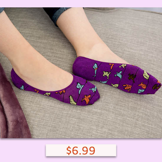 Paws Galore™ No-Show Socks - Set of 3 - $6.99